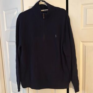Men’s Ralph Lauren quarter zip navy sweater